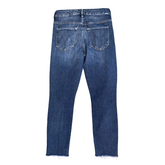 MOTHER High Waisted Looker Mid Rise Skinny Ankle Pardon My French Wash Size 27 - Picture 4 of 13